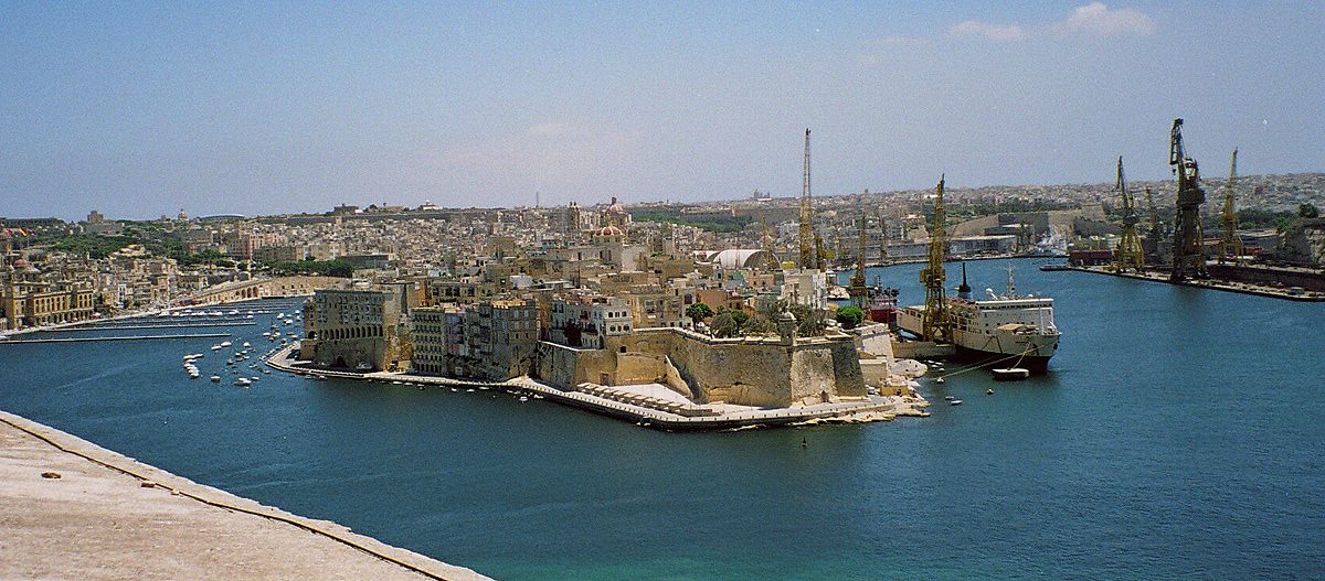 Grand Harbour of Malta which leads you up to Valletta