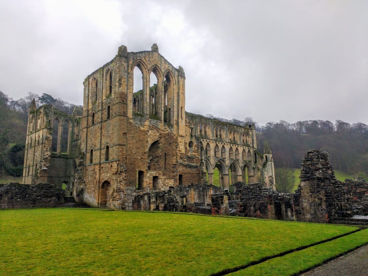 Rievaulx Abbey a ruined Cistercian Abbey Yorkshire