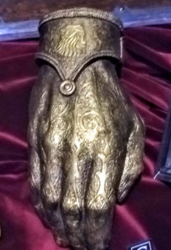 Jamies hand from Game of Thrones
