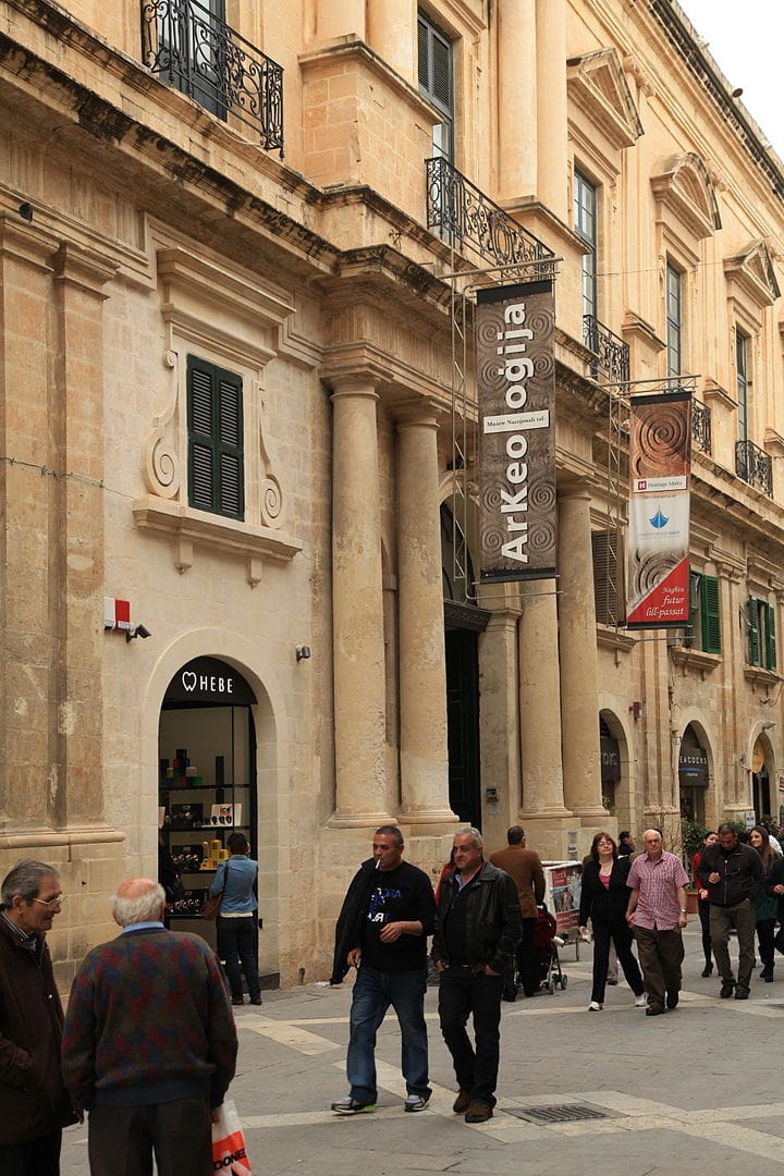 exterior of the National Museum of Archaeology Malta