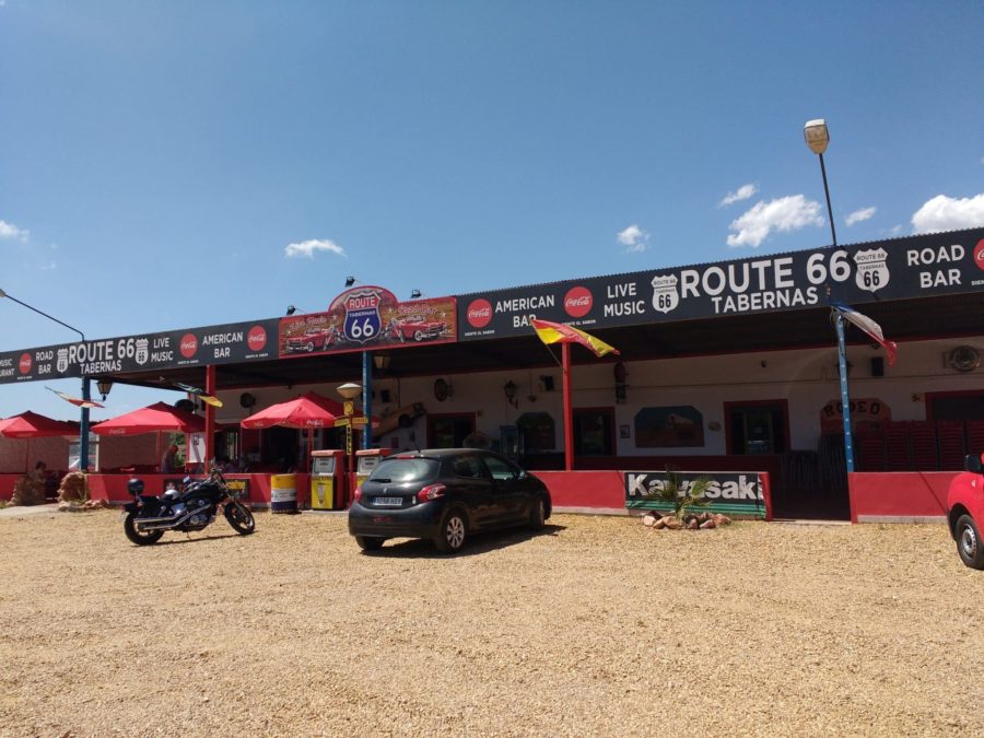 Route 66 diner in the Tabernas Desert