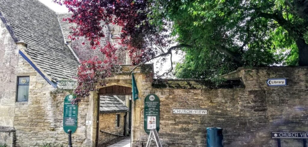 Church Lane in Bampton were Downtown Abbey was filmed this is the hospital entrace