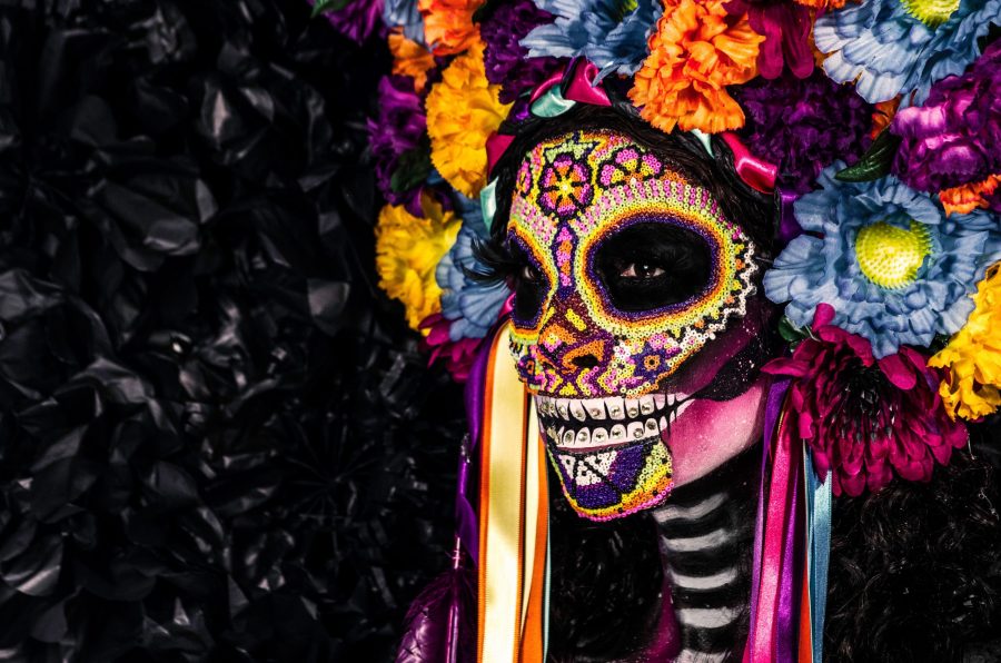 Calaveras and dia de los Muertos skulls (Day of the Dead)