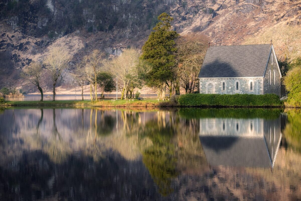 want to get married in Ireland? A tiny church Gougane Barra in Ireland