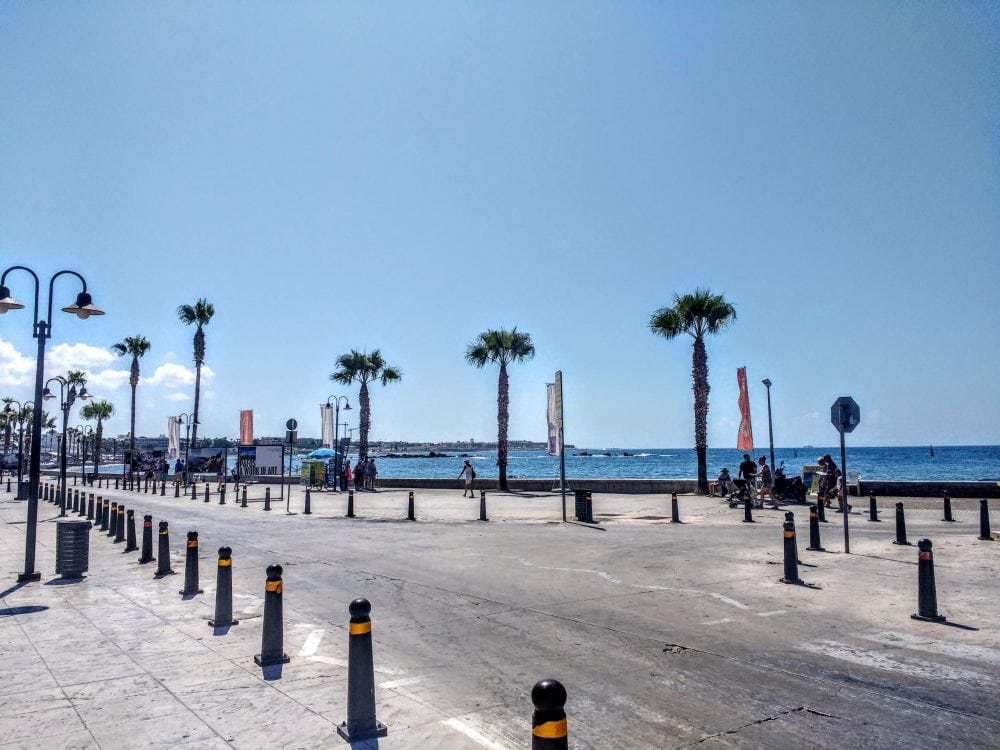 view of Paphos harbour