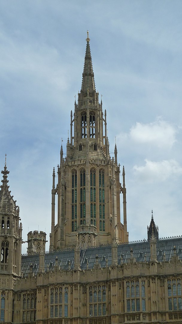 central tower at the Houses of Parliament