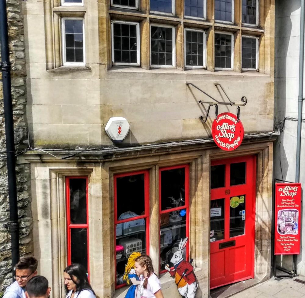 Alice's shop in Oxford