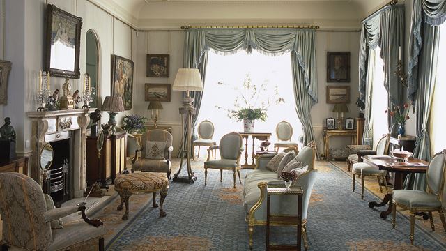 Drawing room at Clarence Houe