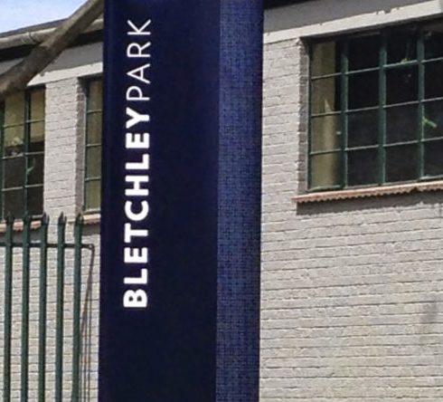 Bletchley Park sign