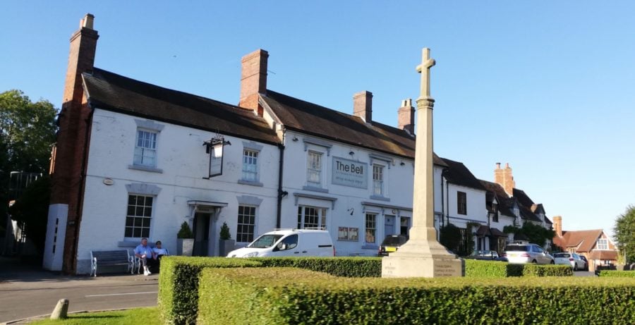 Tanworth in Arden village square in Warwickshire