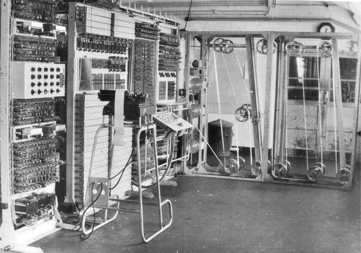 original Colossus at the National Museum of Computing