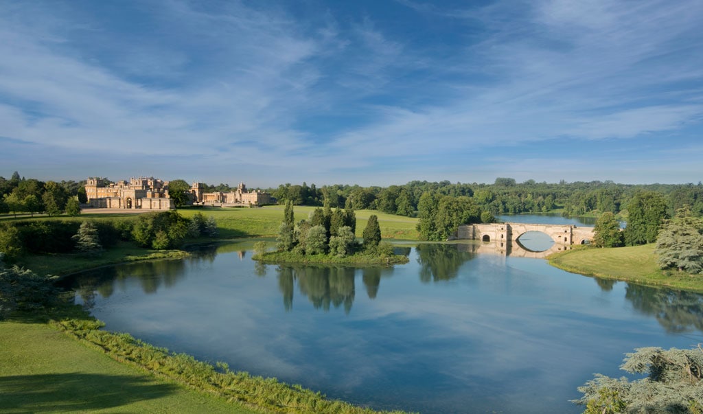 long view of the estate of Blenheim Palace