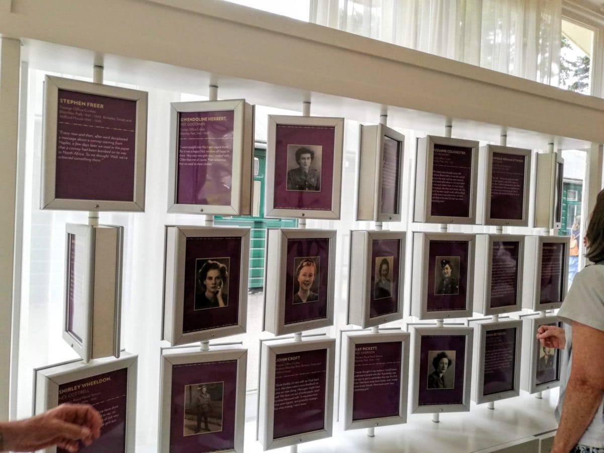 image display of codebreakers who worked at Bletchley Park