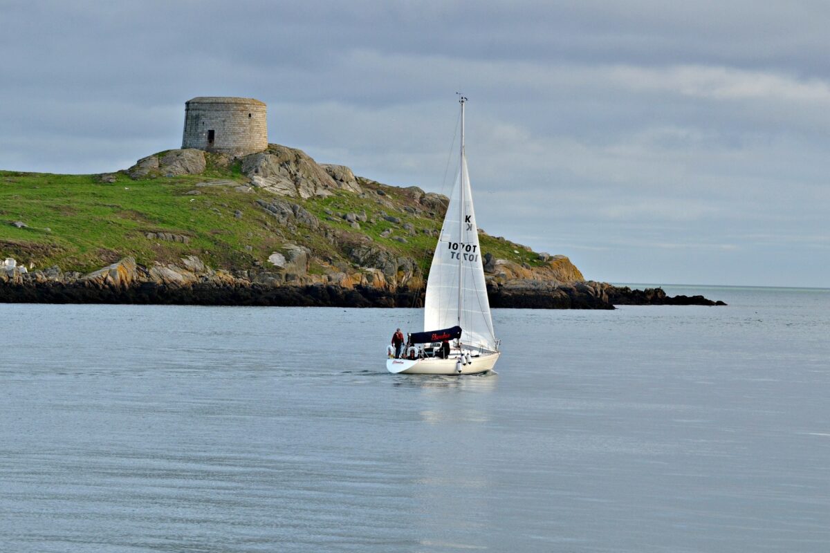 the Martello tower from Dublin