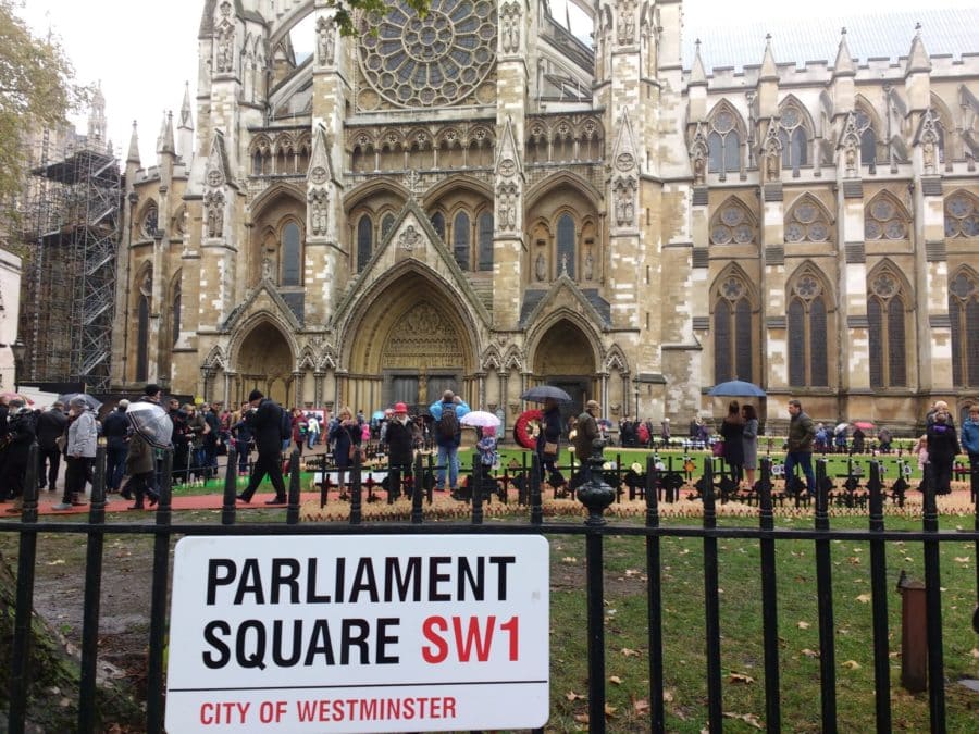 parliament Square and Westminster Abbey