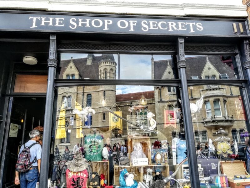 The Shop of Secrets another Harry Potter shop in Oxford