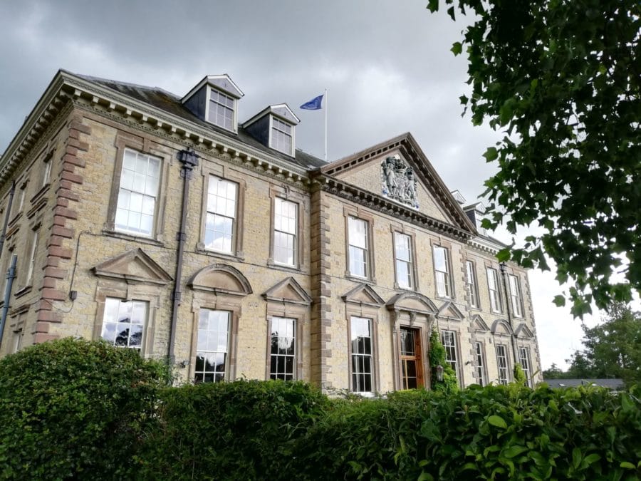 a stately home in England Warwickshire