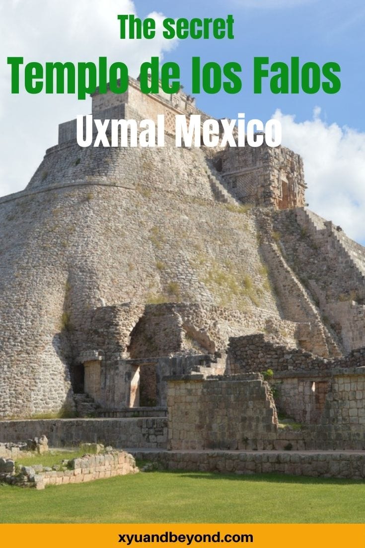 The secret Templo de los Falos at Uxmal Mexico