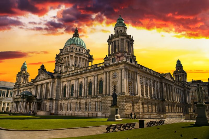 Belfast City Hall road trip around Ireland