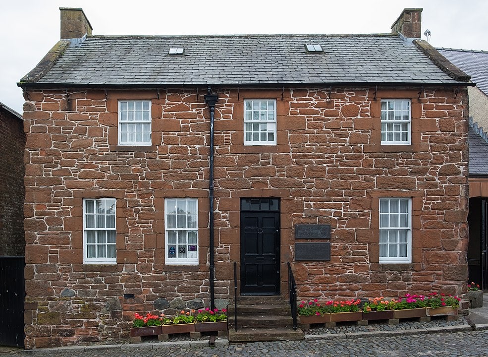 Robert Burns house in Dumfries and Galloway
