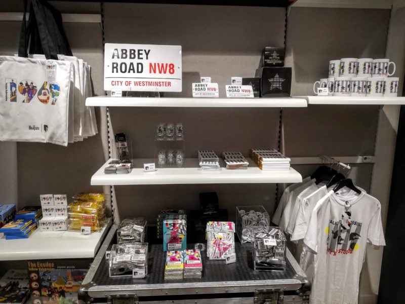 more pictures inside the Abbey Road studio shop