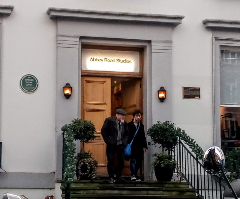 Abbey Road in London the studio's front door