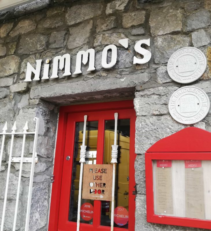 Nimmos front door Galway