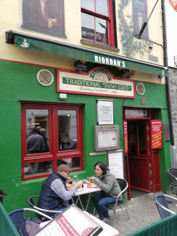 a traditional Irish Cafe in Galway City