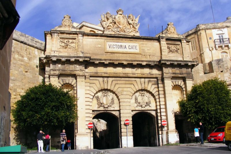 Victoria Gate entrance to Valletta when travelling solo in Malta