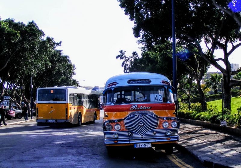 old buses in Malta 