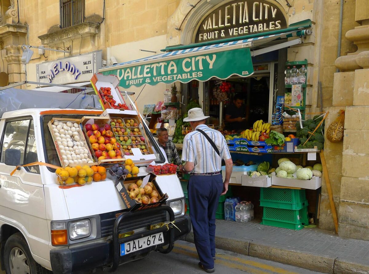 shop front - food in Malta
