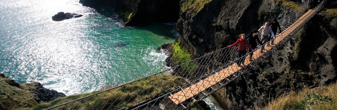 Carrick-a-rede rope bridge - an intrepid crossing