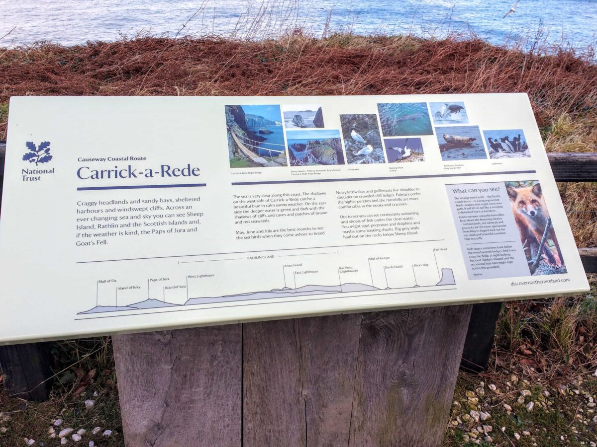 Carrick-a-rede rope bridge - an intrepid crossing