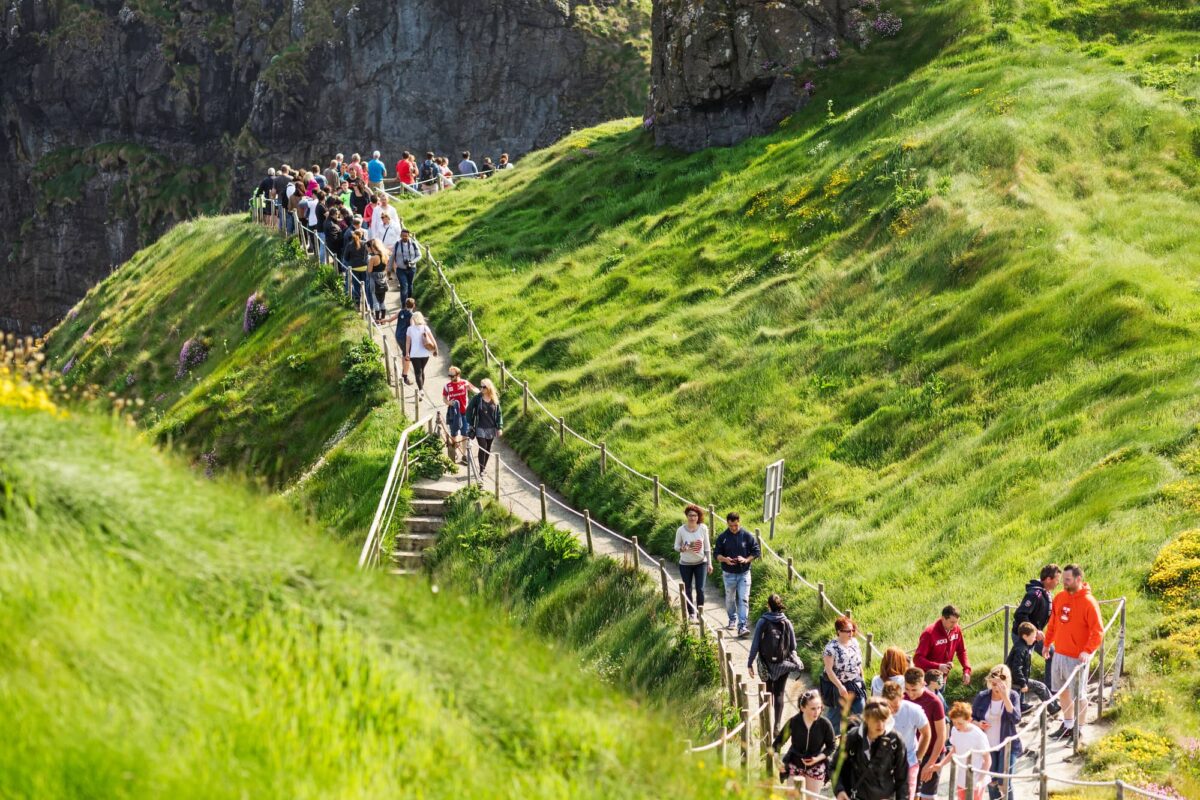 Carrick-a-rede rope bridge - an intrepid crossing