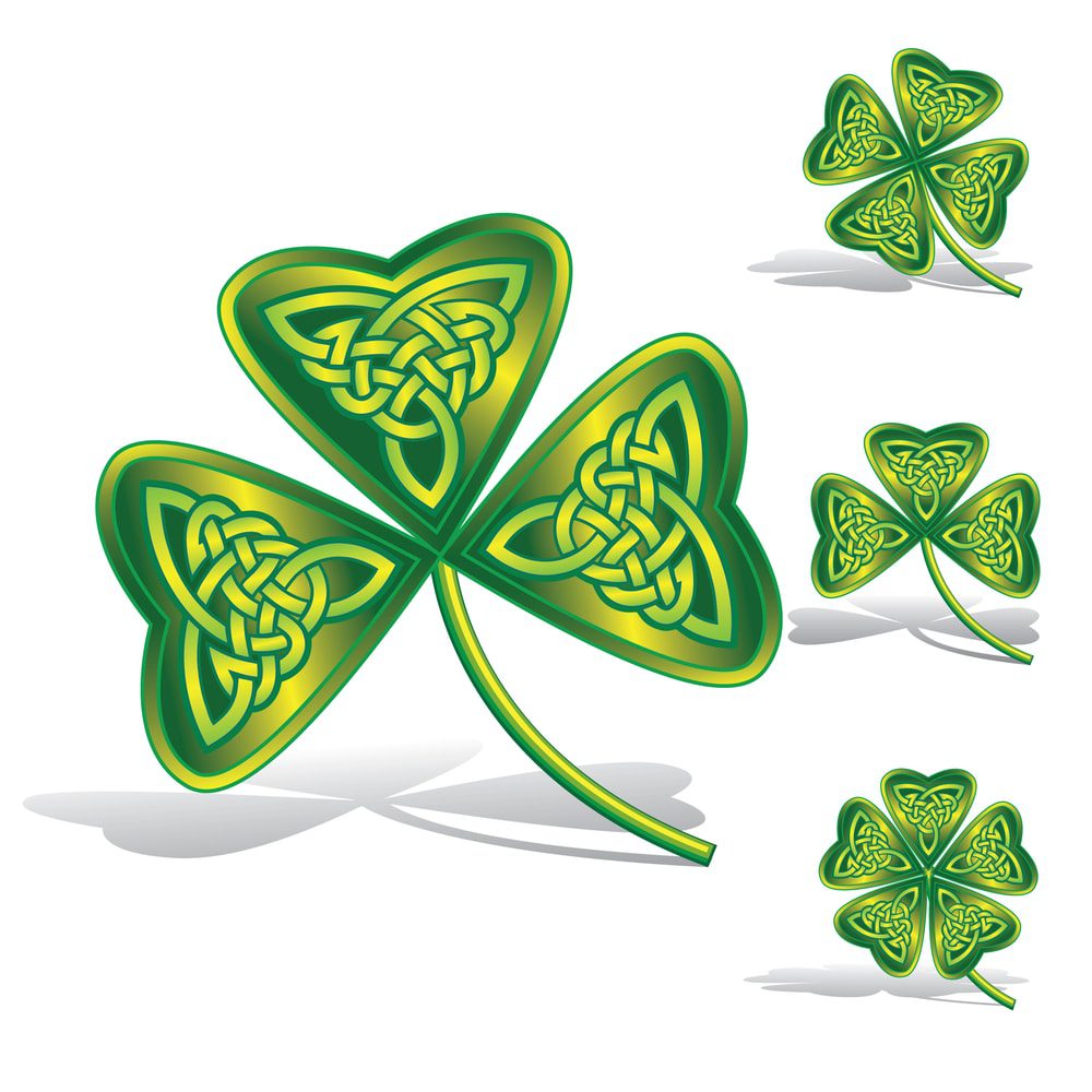 graphic shamrocks