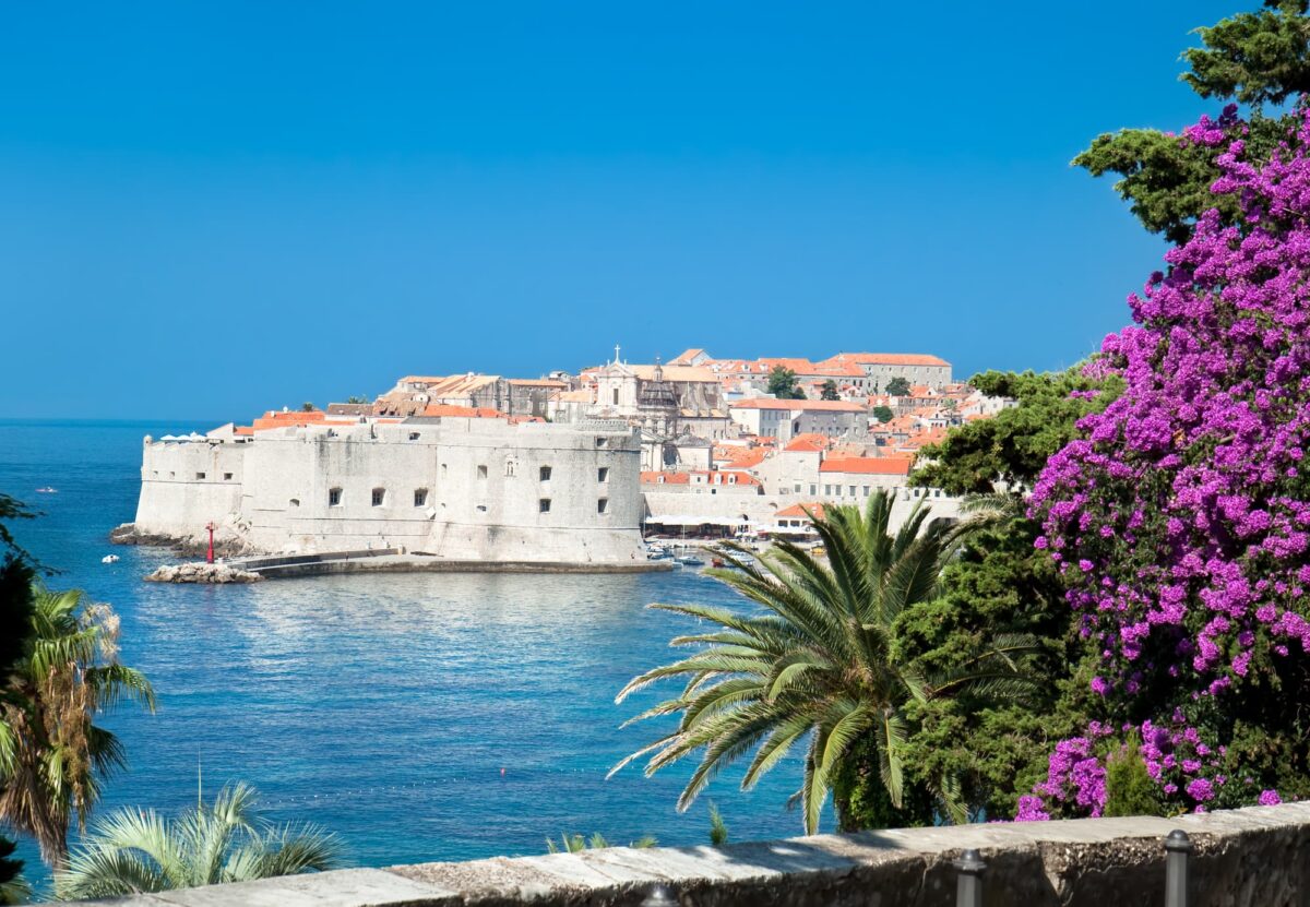 A panoramic view of an old city of Dubrovnik, Croatia