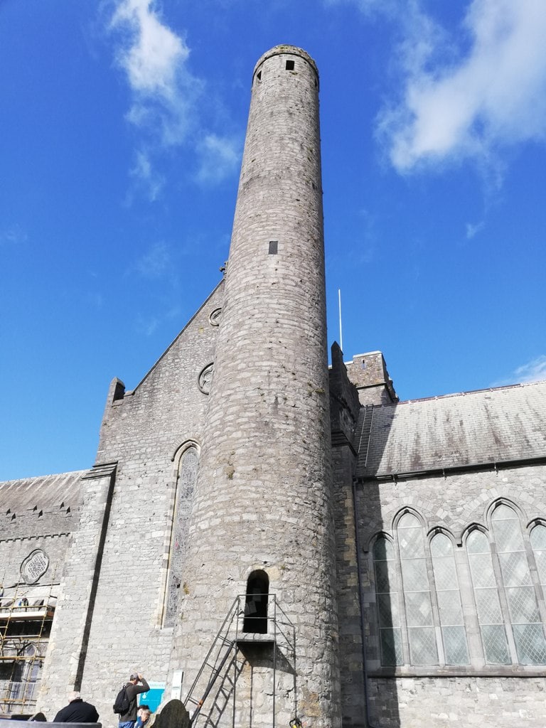 The round Tower of St. Canice's Cathedral