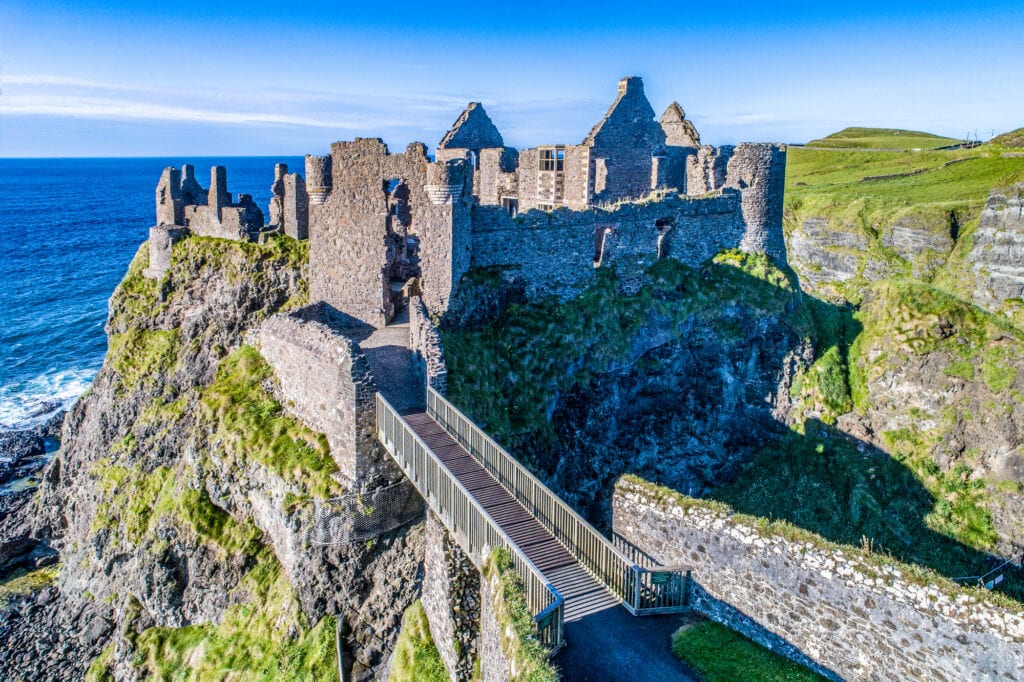 Castle ruins in Ireland