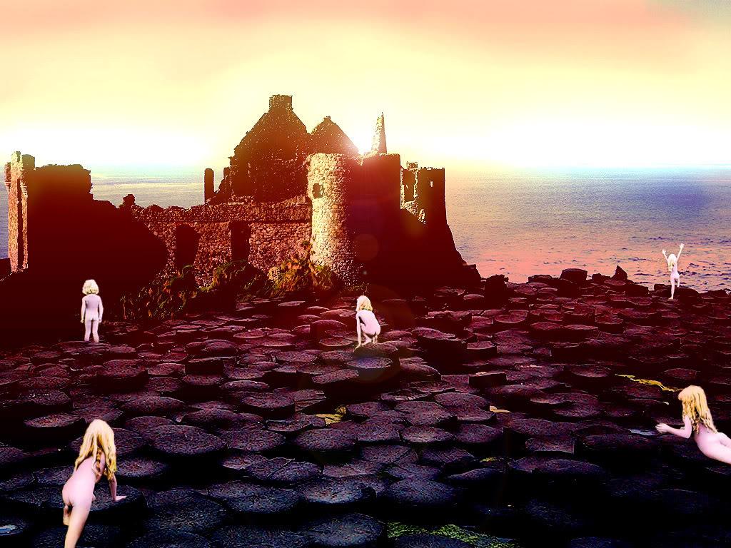 Dunluce Castle Ireland - a romantic Irish ruin
