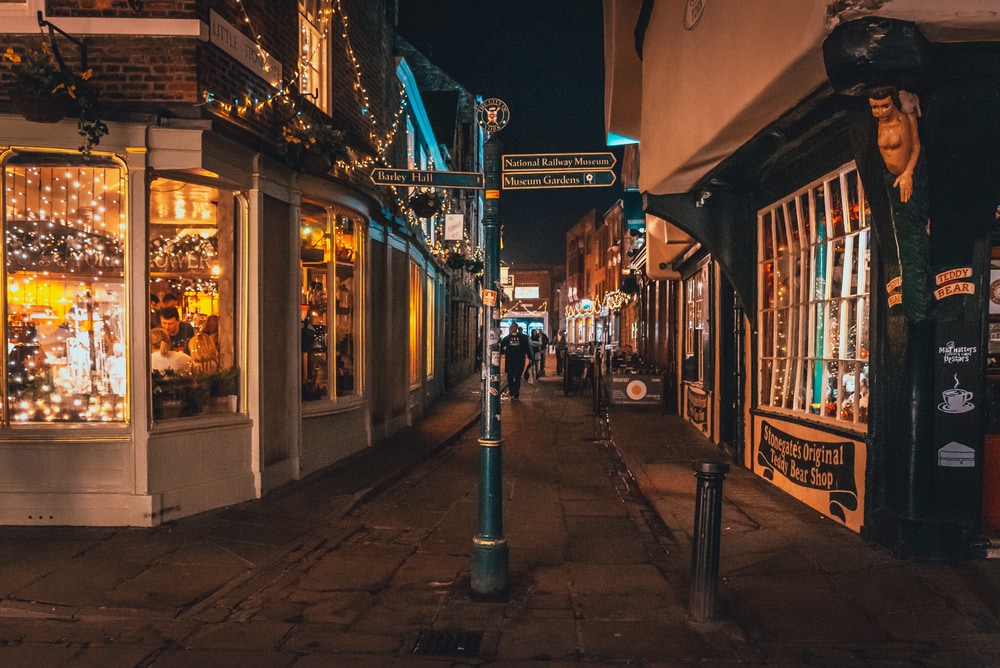 things to do in York the Shambles at night