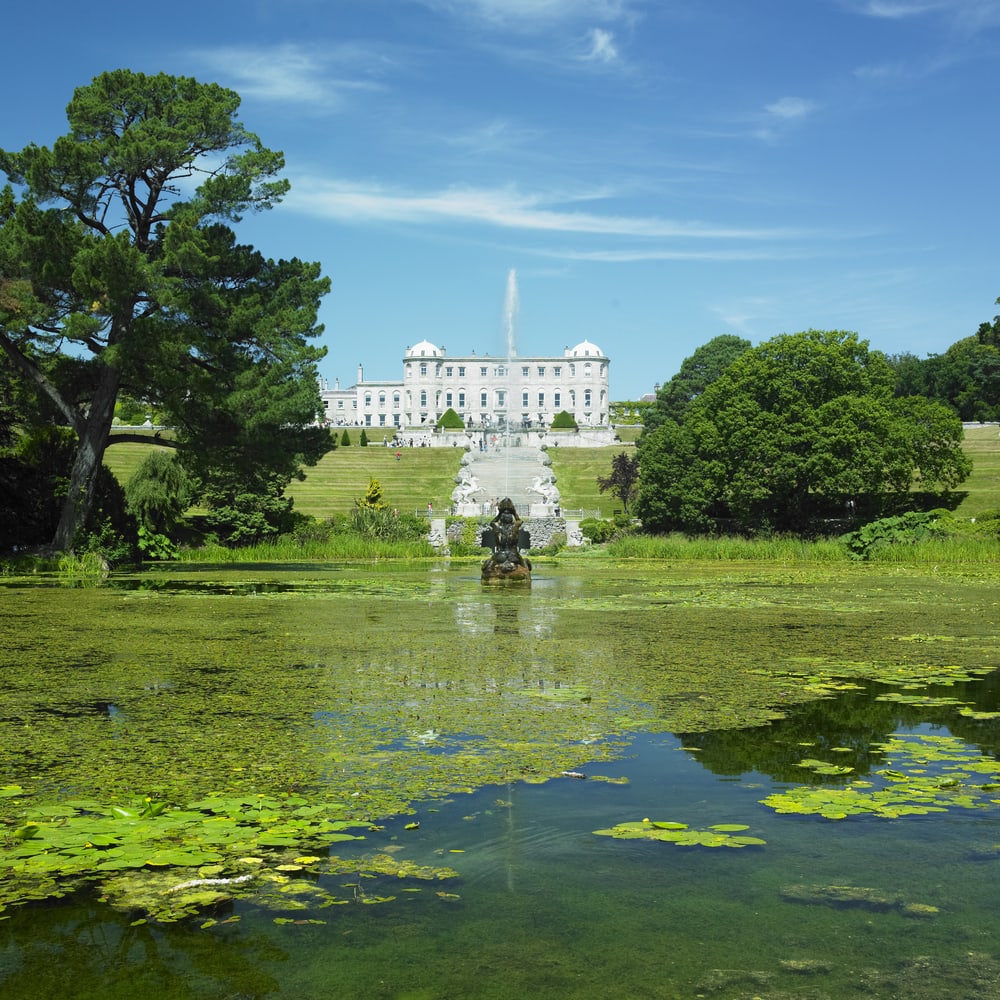 Powerscourt House with gardens, County Wicklow, Ireland