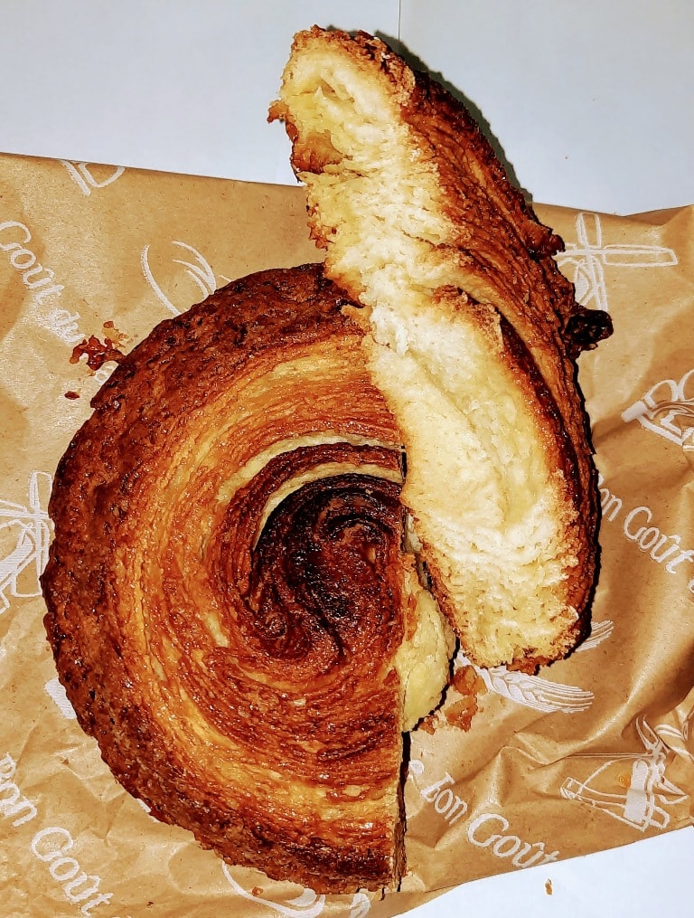 Kouign-amann food in Brittany, one of the Bretons favourite snacks a sweet pastry with caramelized butter and sugar