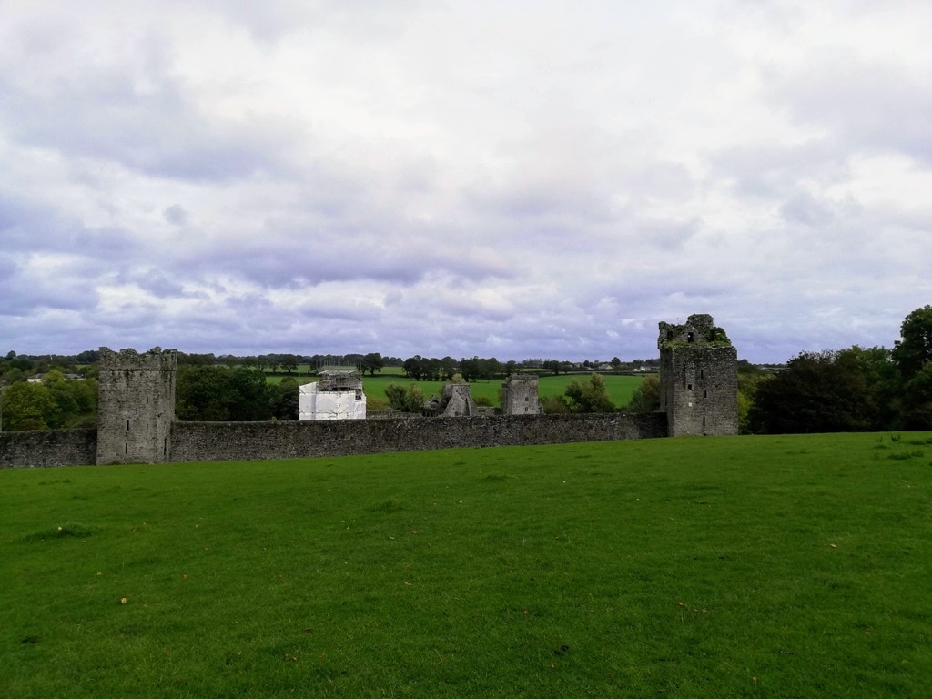 Kells Priory ruins of the exterior walls and towers