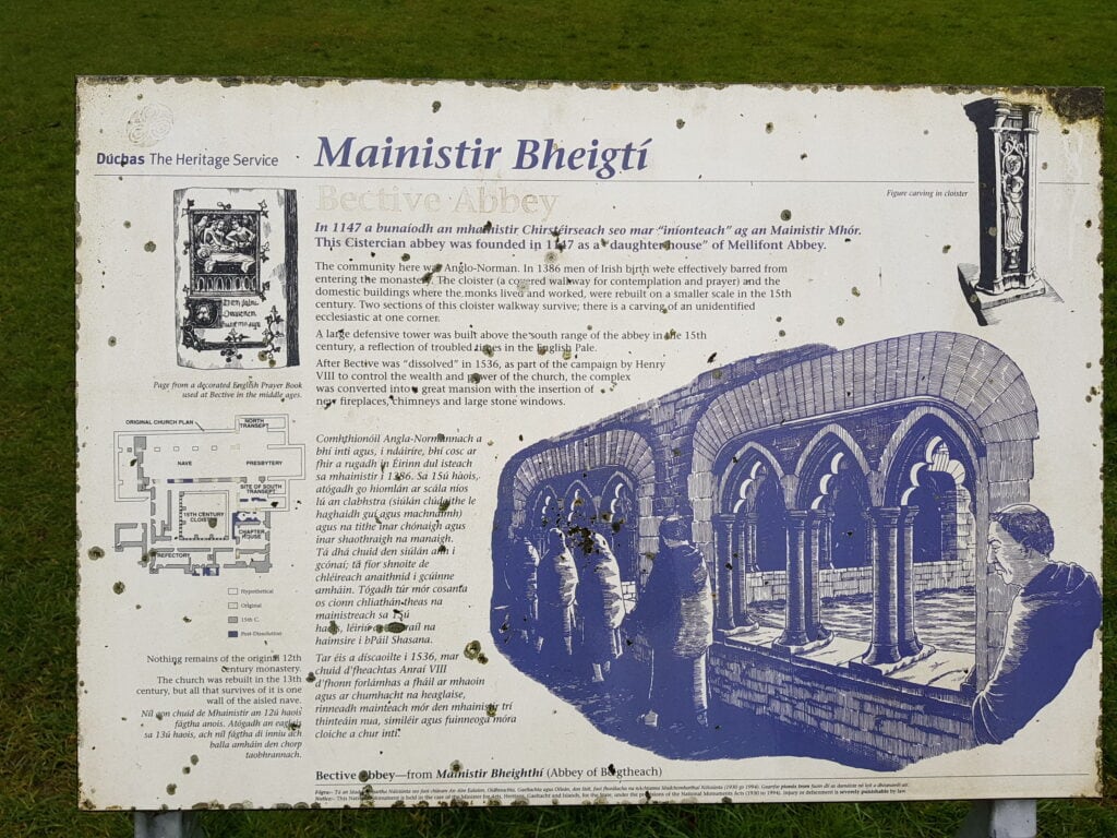 Visiting ancient Bective Abbey Ireland