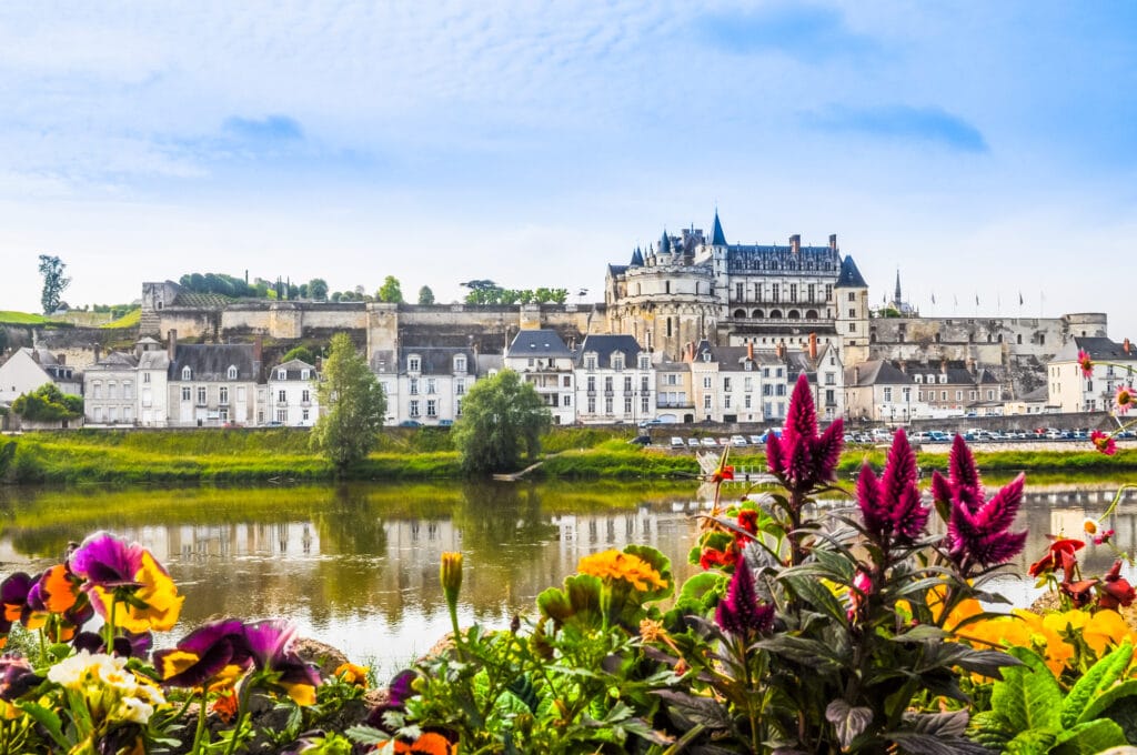 Royal Chateau Amboise in the Indre et Loire departement of the Loire Valley in France
