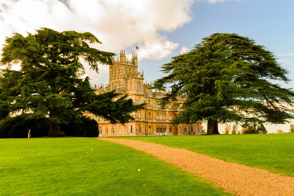 The location for Downton Abbey Highclere Castle and the grounds - things to do in Berkshire