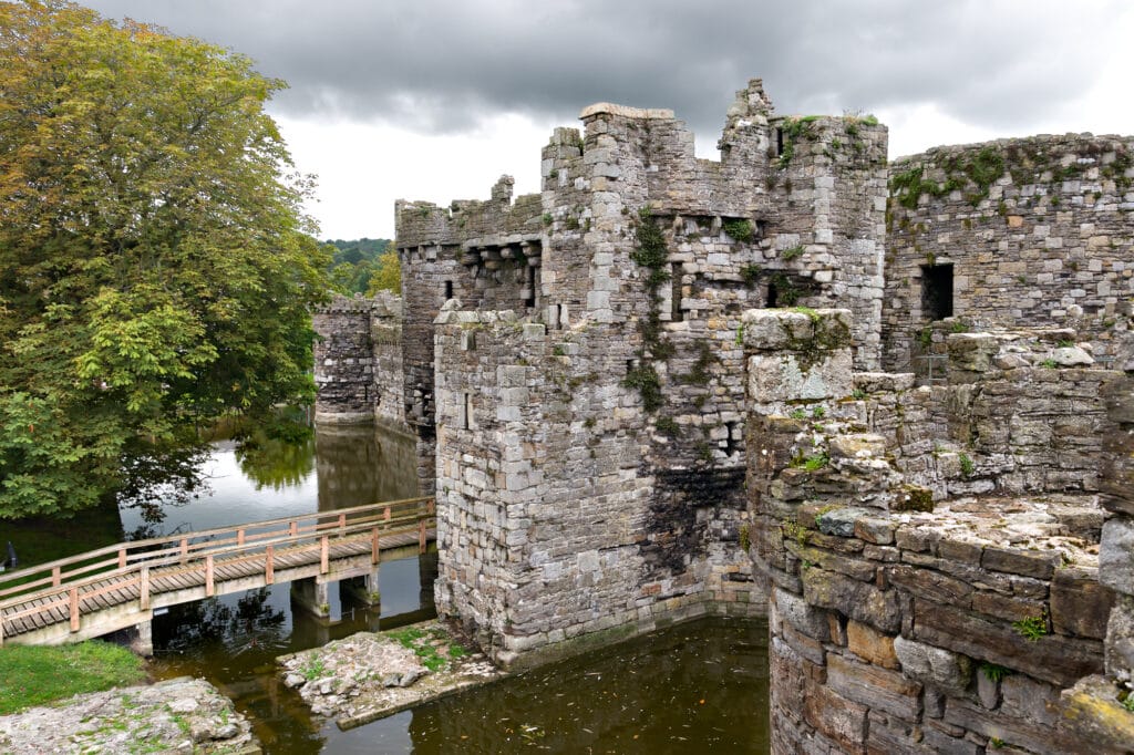 Beaumaris Castle in Anglesey, Wales, UK