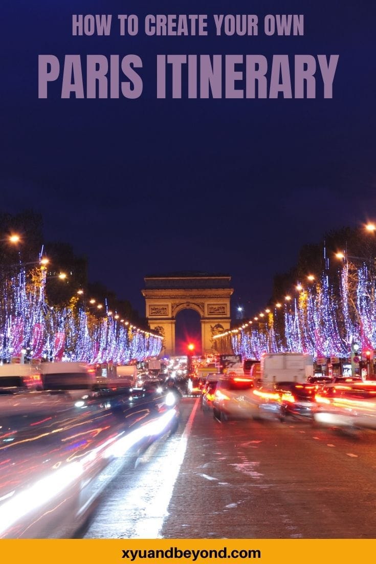 An Itinerary for Paris - How to create the perfect one