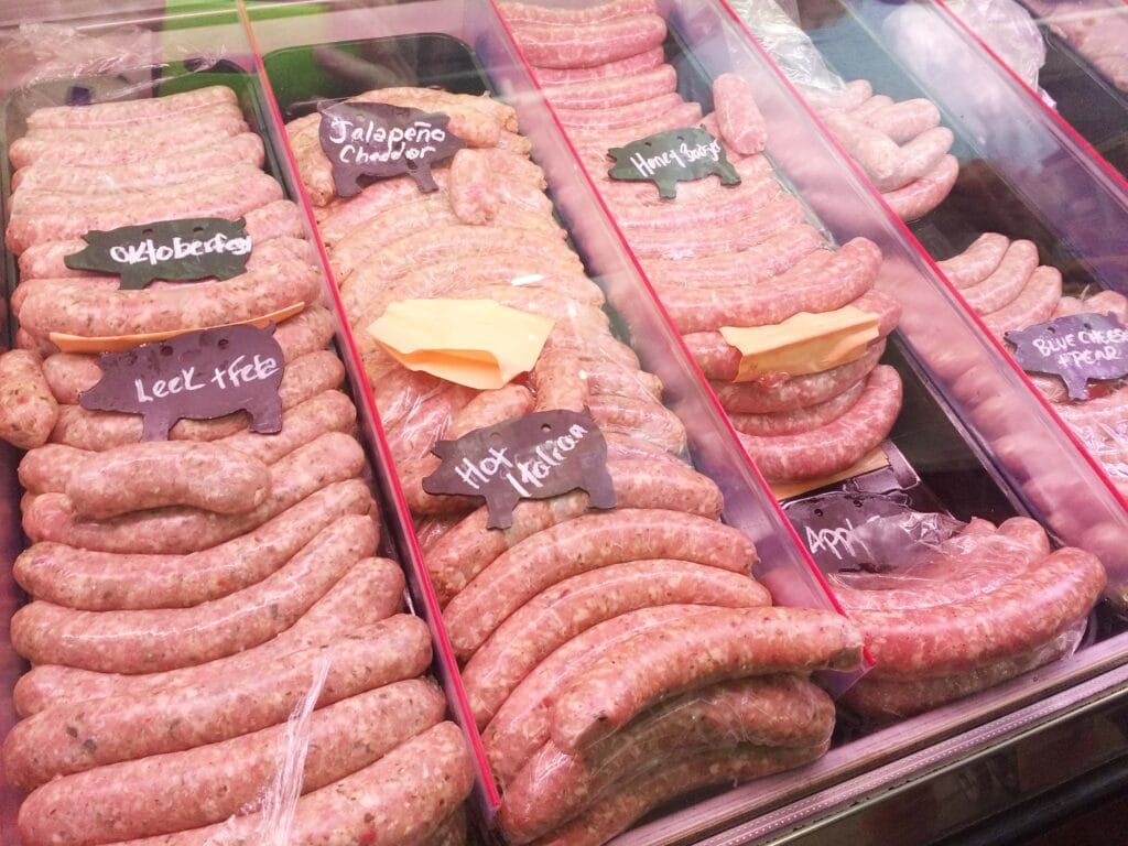 Types of sausages around the world