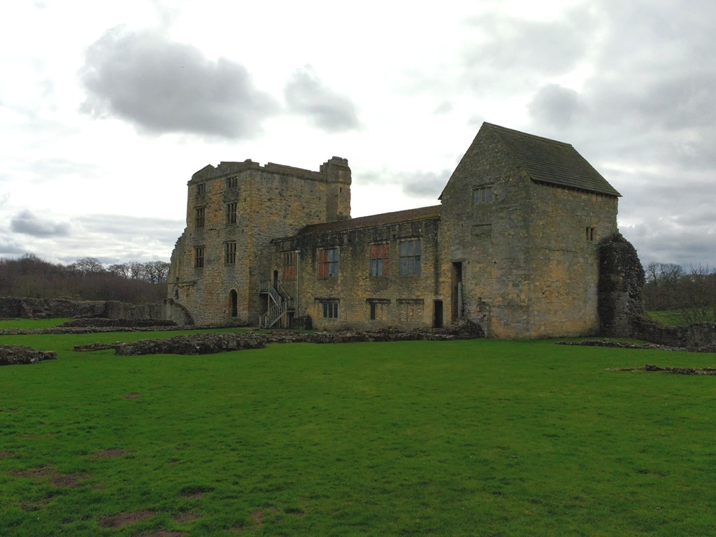 Helmsley Castle an atmospheric ruin in North Yorkshire